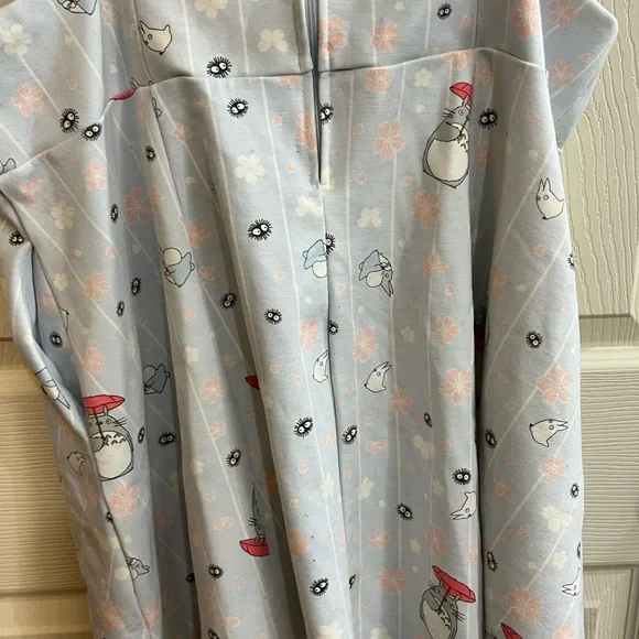 Totoro Cherry Blossoms Lace-Up Suspender Skirt - Picture 6 of 7